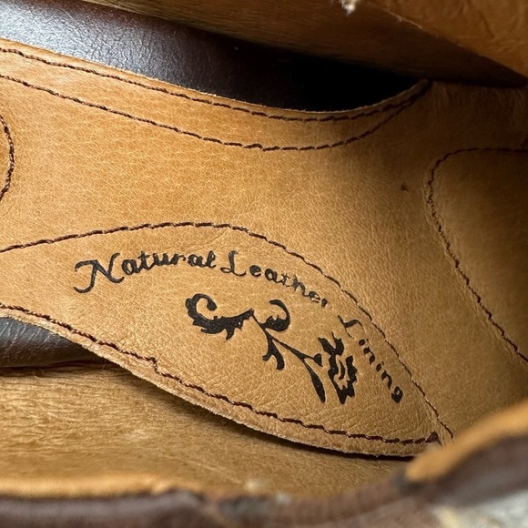 Söfft Shoes Womens 7.5M Brown Leather Upper Lining Slip On Block Heels Round Toe - Picture 11 of 16